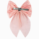 Load image into Gallery viewer, Hair Bows Clip for Girls Pink Colour Set of 1
