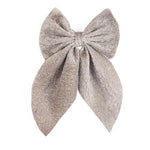 Load image into Gallery viewer, Trendy Grey Hair Bow Clip for Women/Girls Pack of 1
