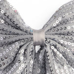 Load image into Gallery viewer, Trendy Hair Bow for Women/Girls Silver Colour 1 Pcs
