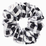 Load image into Gallery viewer, Hair Scrunchies Black &amp; White Patterned Set of 6
