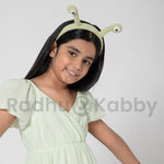 Load image into Gallery viewer, Handmade Hairband for Girls Yellow Colour Pack of 1
