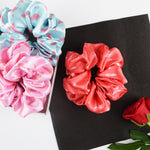 Load image into Gallery viewer, Satin Hair Scrunchies- Pack of 6
