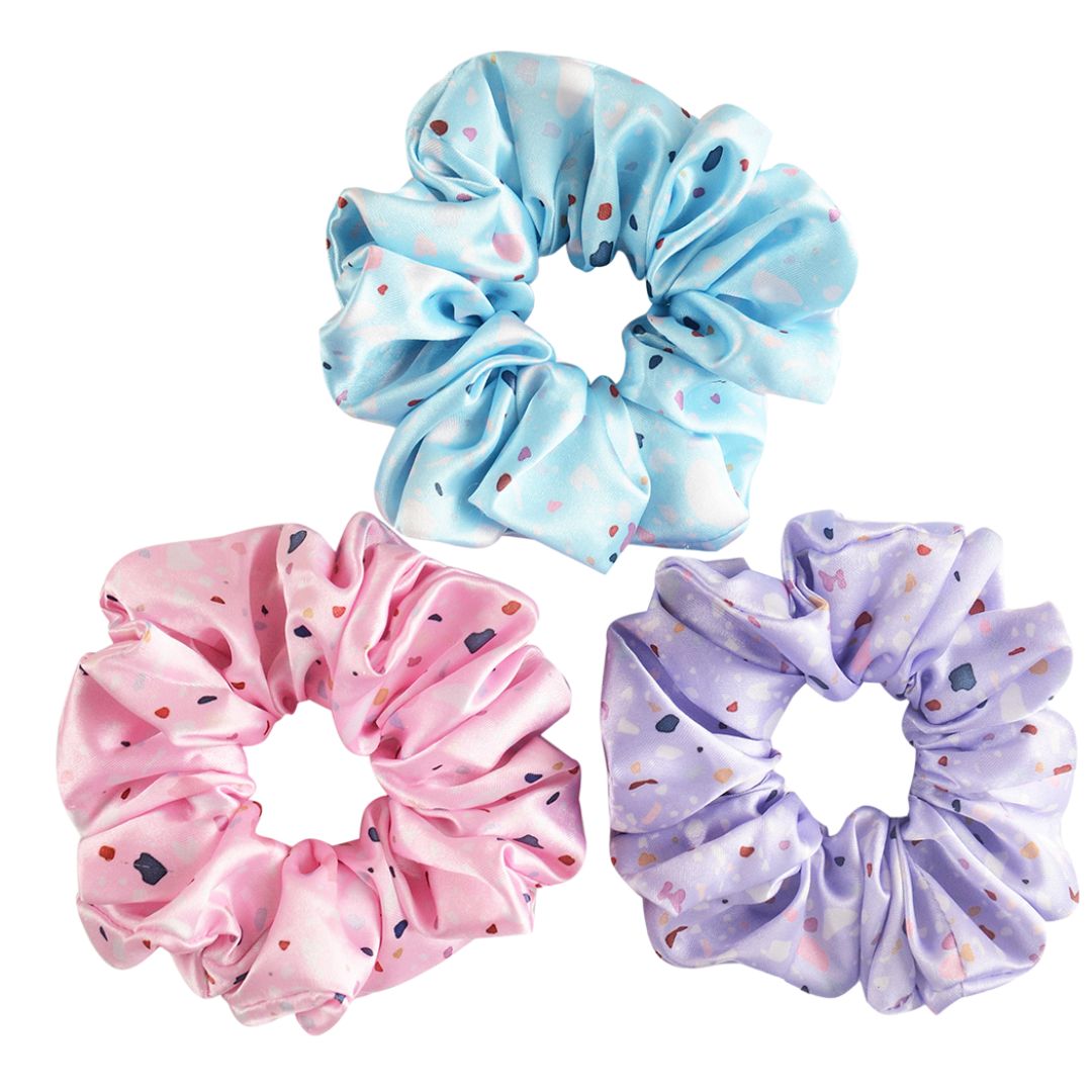 Satin Scrunchies Set - Perfect for Women/Girls