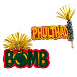 Load image into Gallery viewer, Radhu &amp; Kabby Diwali Embroidered Hair Clips for Girls &amp; Women | Phuljhadi &amp; Bomb Festive Hair Accessories