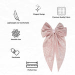 Load image into Gallery viewer, Trendy Sequin Hair Bow Clip Set of 3 - Beige, White &amp; Pink
