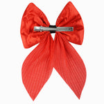 Load image into Gallery viewer, Non-Slip Hair Bow Clip for All Occasions Red Colour Pack of 1
