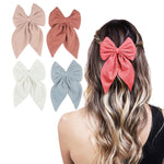 Load image into Gallery viewer, Hair Bow Clips Hair Accessories for Women Pack of 4
