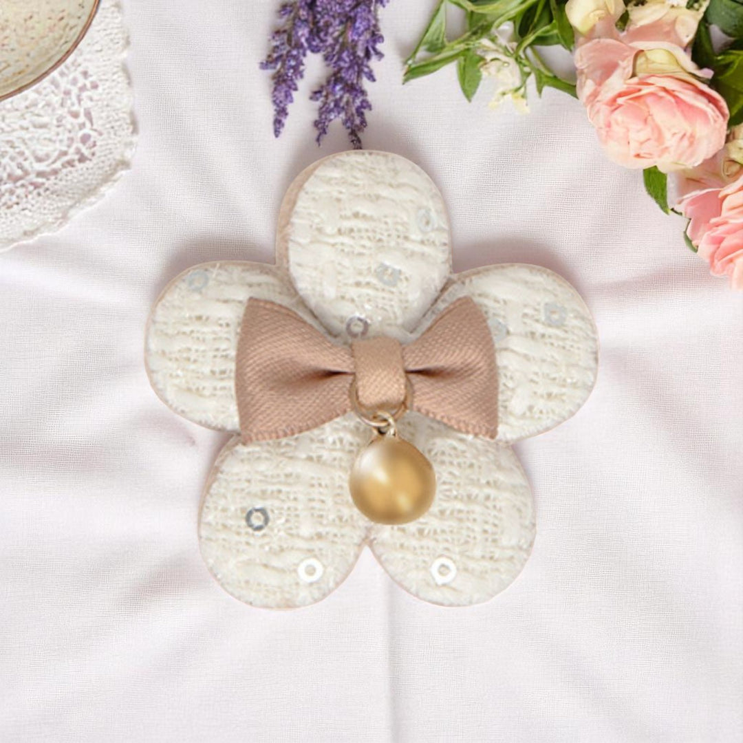 Radhu & Kabby Decorative Hair Clips for Girls | Set of 3 in Different Shapes – Star, Bow & Flower