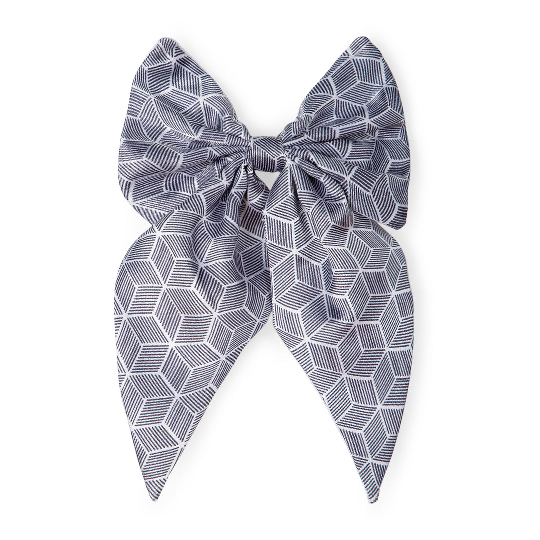 Hair Bows Set of 2 - Black and White