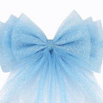 Load image into Gallery viewer, Handmade Hair Bows for Women Blue Beige Pink Colour Set of 3
