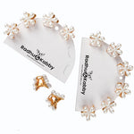 Load image into Gallery viewer, Hair Clips Stylish Pearl Flower For Elegant Looks Set of 12
