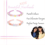 Load image into Gallery viewer, Pastel Hairbands for Girls - Fun Character Design Pack of 2
