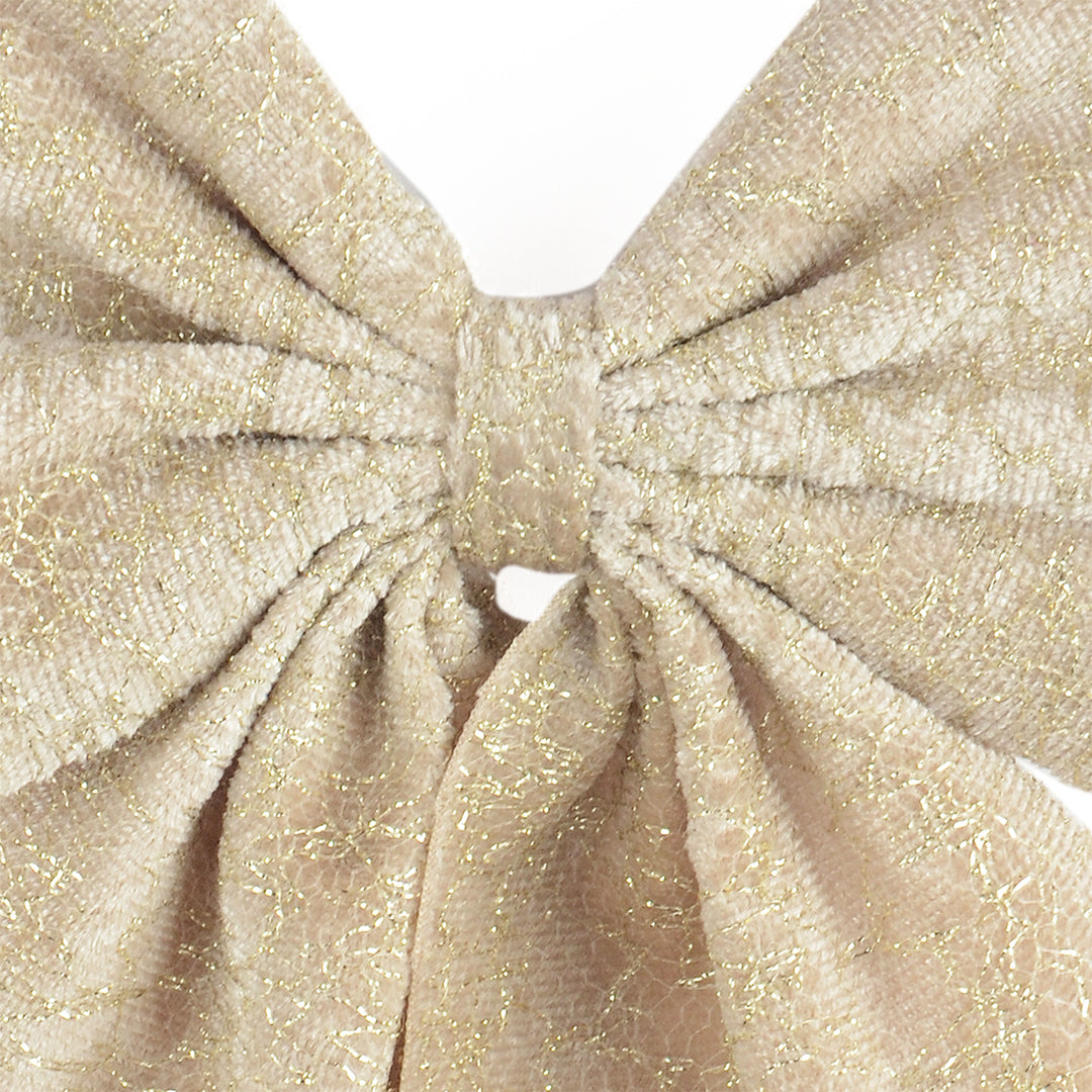 Hair Bow For Women/Girls Beige Colour Pack of 1