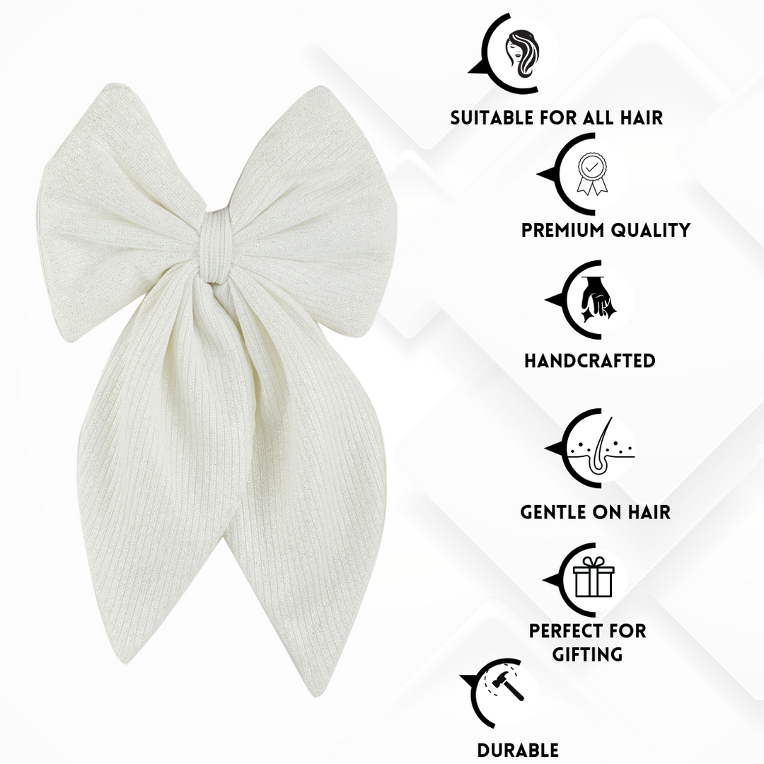 Hair Bow Clips Hair Accessories for Women Pack of 4