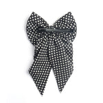 Load image into Gallery viewer, Polka Dot Black Bow Handmade Hair Accessory Set of 1
