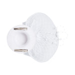 Load image into Gallery viewer, Radhu &amp; Kabby Fascinator Hat for Girls/Women | White Hat with Pearl &amp; Mesh Bow | Hair Accessory for Weddings, Events &amp; Special Occasions
