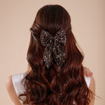 Load image into Gallery viewer, Trendy Hair Bow for Girls Black Colour 1 Pcs
