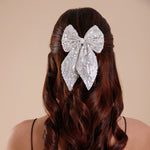 Load image into Gallery viewer, Hair Bow for All Occasions White Colour Pack of 1
