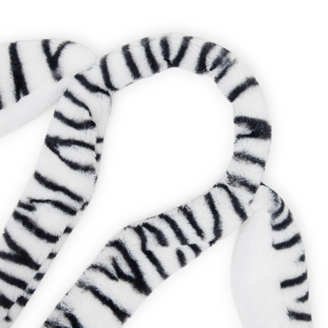 Radhu & Kabby Tiger Print Plush Hairband | Cute Animal Ear Design for Kids & Adults
