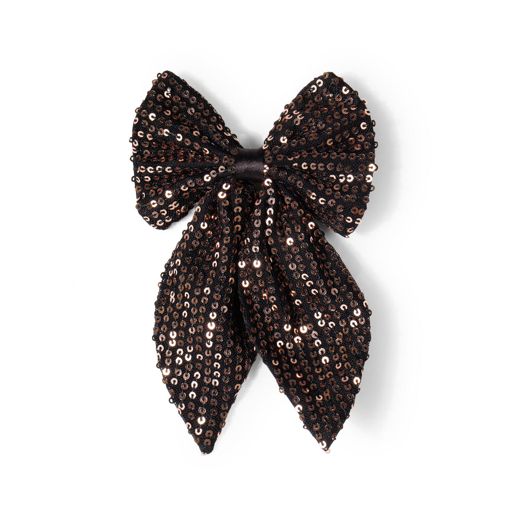 Trendy Hair Bow for Girls Black Colour 1 Pcs