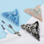 Load image into Gallery viewer, Radhu &amp; Kabby Triangle Hair Claw Clip Set for Girls &amp; Women | Pack of 3 Strong Grip &amp; Durable Hair Clutchers