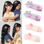 Load image into Gallery viewer, Hair Clips for Girls Pastel Purple &amp; Pink Alligator Hair Pins Set of 4
