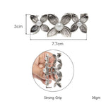 Load image into Gallery viewer, Elegant Floral Pearl Hair Claw Clip - Vintage Metal Flower Hair Accessory