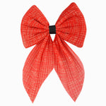 Load image into Gallery viewer, Non-Slip Hair Bow Clip for All Occasions Red Colour Pack of 1
