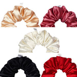 Load image into Gallery viewer, Satin Scrunchies - Multi-Colour Hair Accessories Set of 10