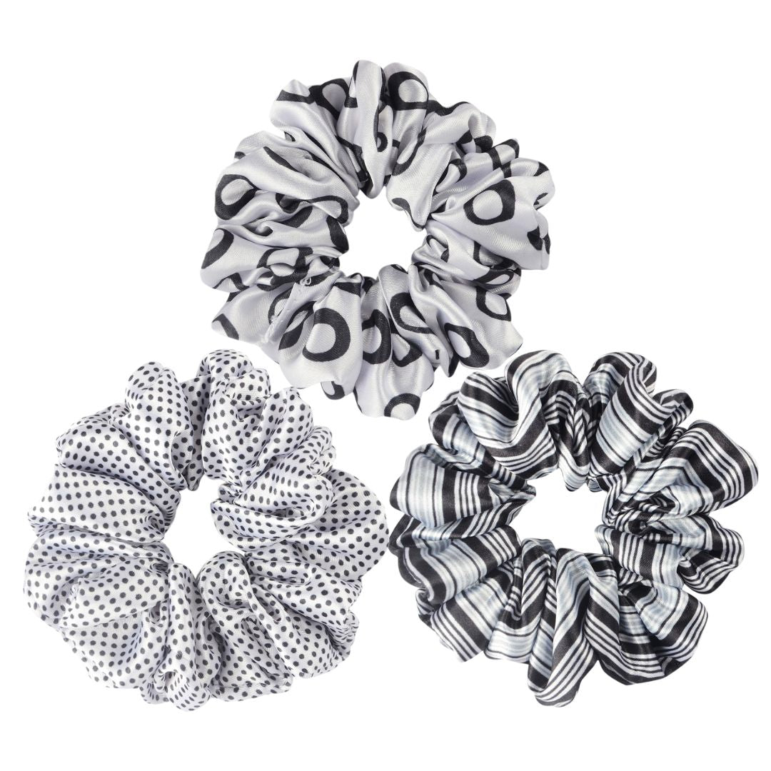 Hair Accessories Combo Pack of Scrunchies, Clips & Bow