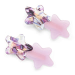 Load image into Gallery viewer, Star Alligator Hair Clip Hairpin Purple Hairpins Pcs of 2
