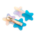 Load image into Gallery viewer, Blue Star Alligator Hair Clips Hairpins - Playful Kids 1 Pair
