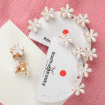 Load image into Gallery viewer, Hair Clips Stylish Pearl Flower For Elegant Looks Set of 12