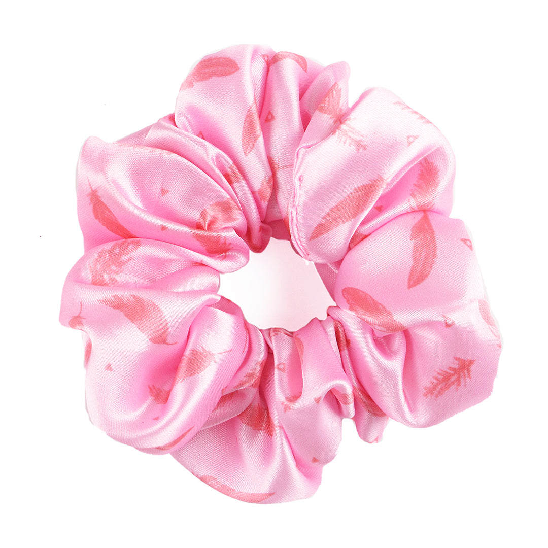 Satin Hair Scrunchies- Pack of 6