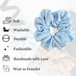 Load image into Gallery viewer, Fancy Hair Scrunchies for Women/Girls Pack of 3
