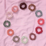 Load image into Gallery viewer, Satin Hair Scrunchies Set of 12 - Hair Accessories for Girls
