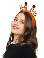 Load image into Gallery viewer, Giraffe Hairband Fun and Fluffy Pack of 1
