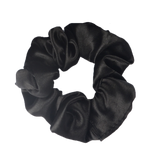 Load image into Gallery viewer, Satin Scrunchie Set for Women | Black &amp; White Hair Accessories | Soft &amp; Gentle Hair Ties