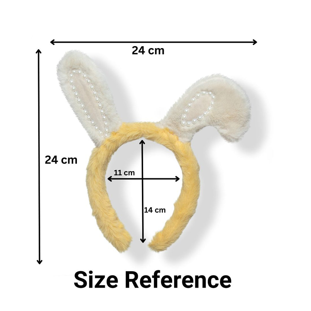 Rabbit Headband with Pearl Embellishments Pack of 1