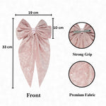 Load image into Gallery viewer, Trendy Sequin Hair Bow Clip Set of 3 - Beige, White &amp; Pink
