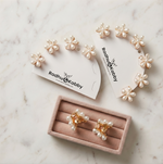 Load image into Gallery viewer, Hair Clips Stylish Pearl Flower For Elegant Looks Set of 12