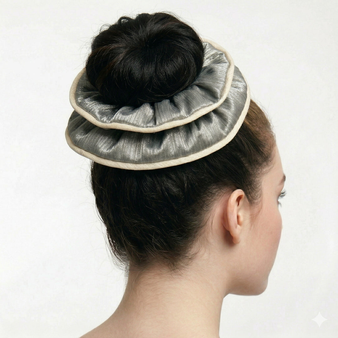 Radhu & Kabby Jumbo Satin Scrunchies for Women & Girls | Oversized Soft Hair Ties for Bun, Ponytail & Everyday Styling