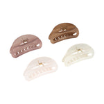 Load image into Gallery viewer, Hair Claw Clips for Women – Lightweight Pastel and Neutral Toned Set of 4
