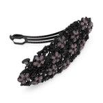 Load image into Gallery viewer, Black Metal Barrette for Women One Piece
