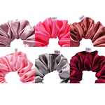 Load image into Gallery viewer, Satin Hair Scrunchies for Women and Girls Set of 12
