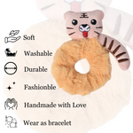 Load image into Gallery viewer, Cat Scrunchies for Kids - Soft &amp; Fluffy Pack of 2
