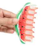 Load image into Gallery viewer, Fruit-Themed Claw Clips - Pineapple &amp; Watermelon Set of 2
