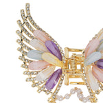 Load image into Gallery viewer, Butterfly Hair Clutcher with Pearl Chain - Golden
