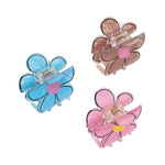 Load image into Gallery viewer, Floral Hair Clutchers for Women | Funky Claw Clips | Ideal for Thick, Curly Hair | Set of 3
