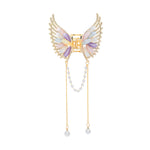 Load image into Gallery viewer, Butterfly Hair Clutcher with Pearl Chain - Golden
